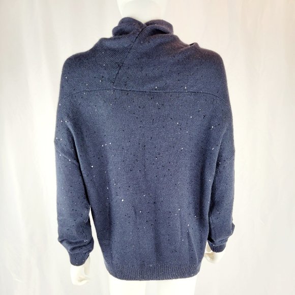 Brunello Cucinelli Women's Blue Sequin Sweater NWT - Picture 4 of 8